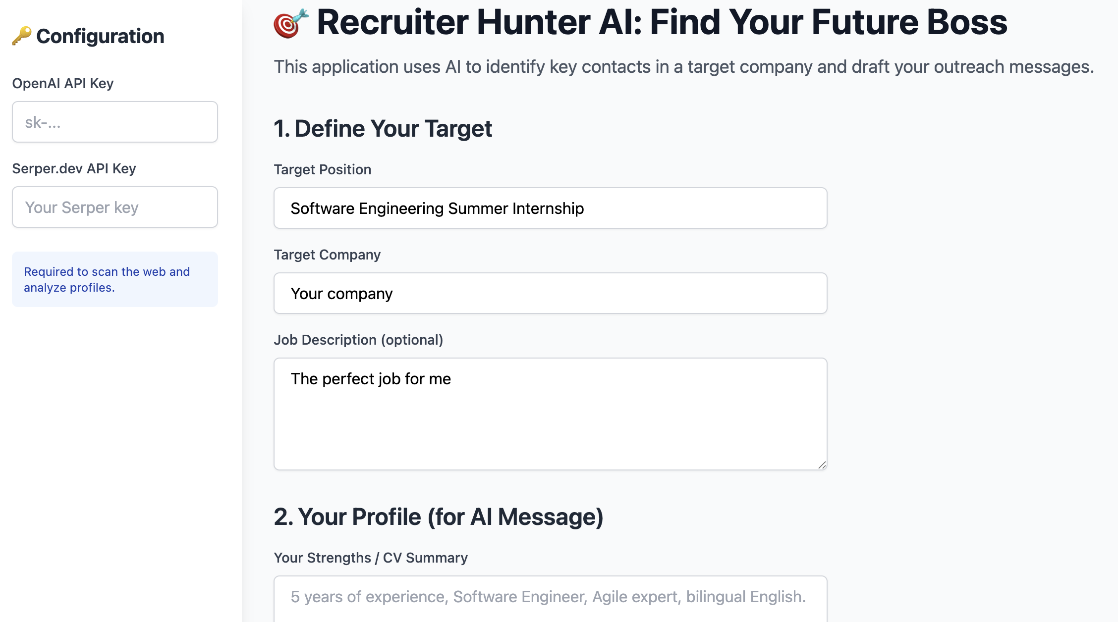 Recruiter Contact Finder AI